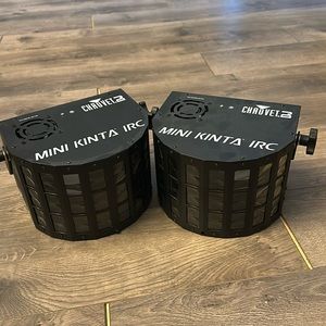 (2) Chauvet DJ Mini Kinta lights